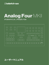 Elektron Analog Four MKII ユーザーマニュアル