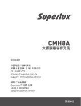 Superlux CMH8A ユーザーガイド