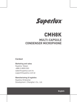 Superlux CMH8K ユーザーガイド