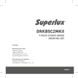 Superlux DRKB5C2MKII ユーザーガイド