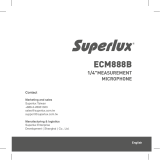 Superlux ECM888B ユーザーガイド