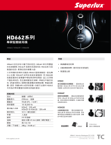 Superlux HD662 Series 仕様