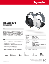 Superlux HD662EVO 仕様