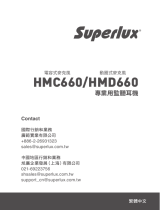Superlux HMD660 ユーザーガイド