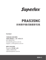 Superlux PRA535NC ユーザーガイド