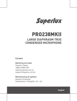 Superlux PRO238MKII ユーザーガイド