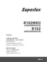Superlux R102 ユーザーガイド