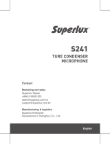 Superlux S241 ユーザーガイド
