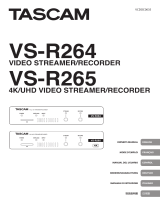 Tascam VS-R264 取扱説明書