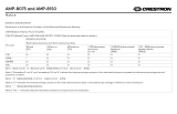 Crestron AMP-8075-AMP-8150 重要情報