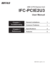 Buffalo IFC-PCIE2U3 取扱説明書