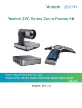 Yealink Yealink ZVC Series Zoom Rooms Kit (EN, CN) V30.50 クイックスタートガイド