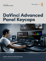 Blackmagic DaVinci Advanced Panel Keycaps Installation  ユーザーマニュアル