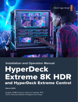 Blackmagic HyperDeck Extreme 8K HDR and HyperDeck Extreme Control  ユーザーマニュアル