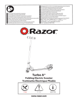 Razor Turbo A Black Label Electric Scooter ユーザーマニュアル