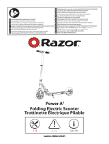 Razor POWER A5 ELECTRIC SCOOTER BLACK LA ユーザーマニュアル