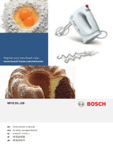 Bosch MFQ3030GB Hand Mixer ユーザーマニュアル