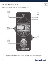 TC Electronic BODYREZ ACOUSTIC PICKUP ENHANCER クイックスタートガイド