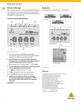 Behringer MX400 取扱説明書