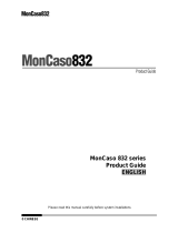Moneual MonCaso 832 series ユーザーマニュアル