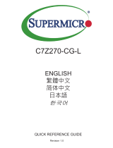 Supermicro C7Z270-CG-L ユーザーマニュアル