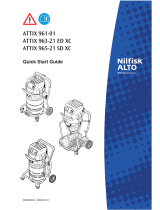 Nilfisk-ALTO ATTIX 963-21 ED XC クイックスタートガイド