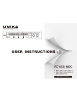 Unika POWER 4800 User Instructions