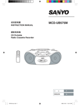Sanyo MCD-UB575M ユーザーマニュアル