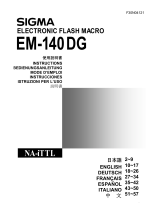 Sigma EM-140 DG Macro Flash Canon 取扱説明書
