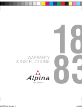 Alpina AL-372 Warranty & Instructions