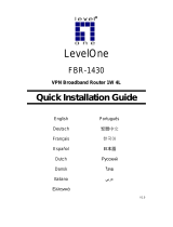 LevelOne FBR-1430 Quick Installation Manual