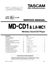 Tascam MDD-CCDD1 ユーザーマニュアル