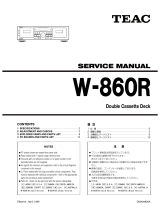 TEAC W-860R ユーザーマニュアル