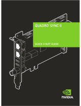 Nvidia QUADRO SYNC II クイックスタートガイド