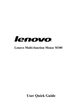Lenovo M300 User Quick Manual