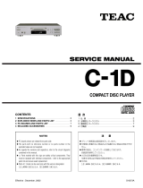 TEAC C-1D ユーザーマニュアル