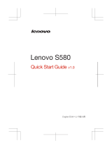 Lenovo S580 クイックスタートガイド