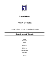 LevelOne WBR-3406TX Quick Install Manual