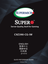 Supermicro Supero C9Z390-CG-IW Quick Reference Manual