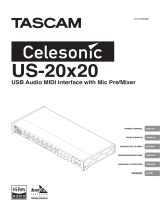 Tascam Celesonic us-20x20 取扱説明書