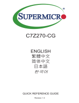 Supermicro C7Z270-CG Quick Reference Manual