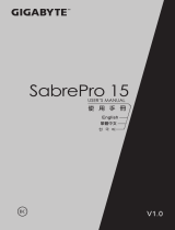 Gigabyte SabrePro 15 ユーザーマニュアル