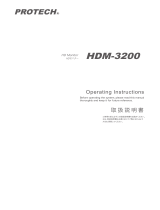 protech HDM-3200 取扱説明書
