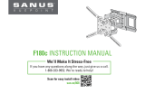 Sanus F180c ユーザーマニュアル