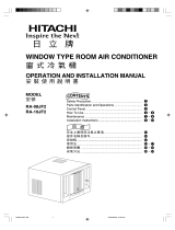 Hitachi RA-08JF2 Operation And Installtion Manual