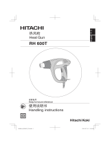 Hitachi RH600T Handling Instructions Manual