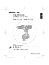 Hitachi DS 18 DJL Handling Instructions Manual