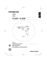 Hitachi D 6SB Handling Instructions Manual
