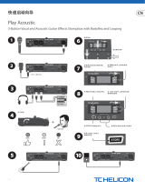 TC HELICON PLAY ACOUSTIC クイックスタートガイド
