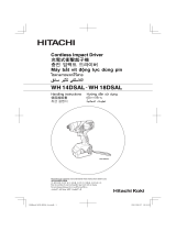 Hitachi WH 14DSAL Handling Instructions Manual